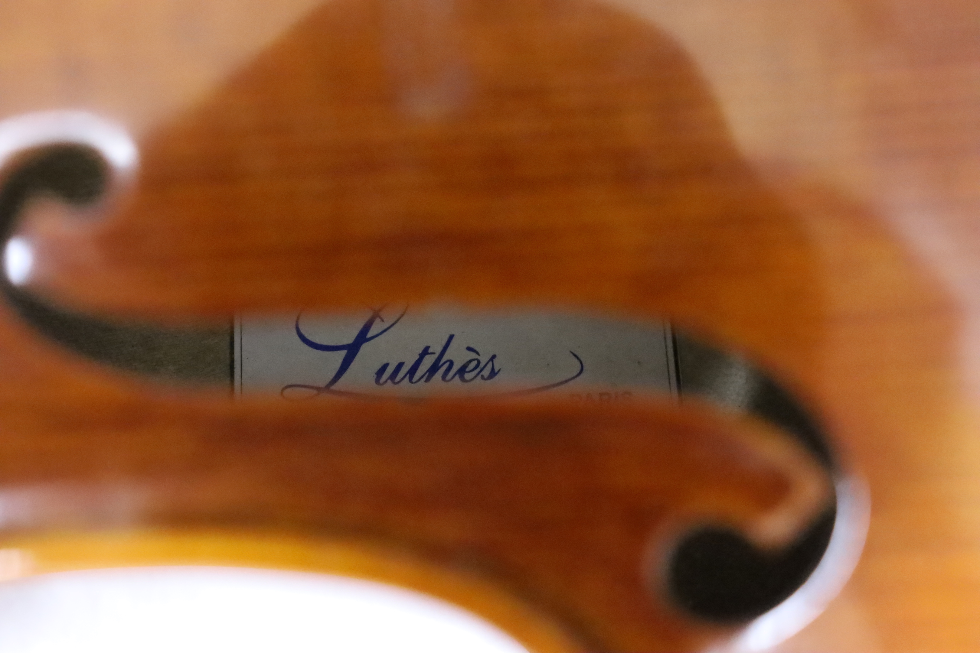 A violin by Luthers, Paris in fitted case